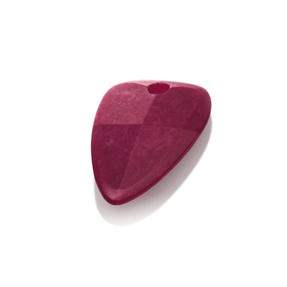 Pendant Gemstone - Fuchsia Jade Edge Minimals