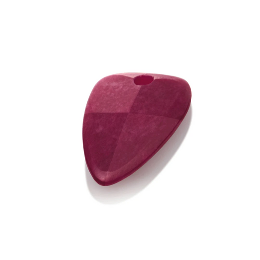 Pendant Gemstone - Fuchsia Jade Edge Minimals