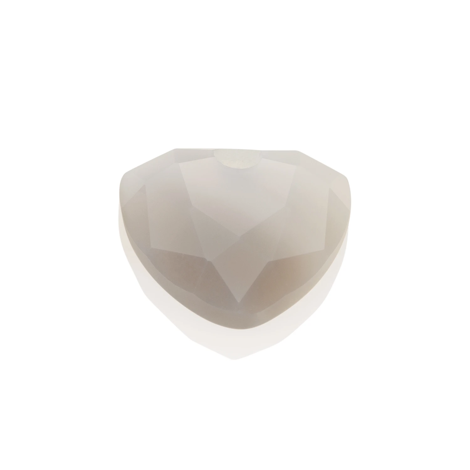 Pendant Gemstone | Grey Agate Trillion Cut
