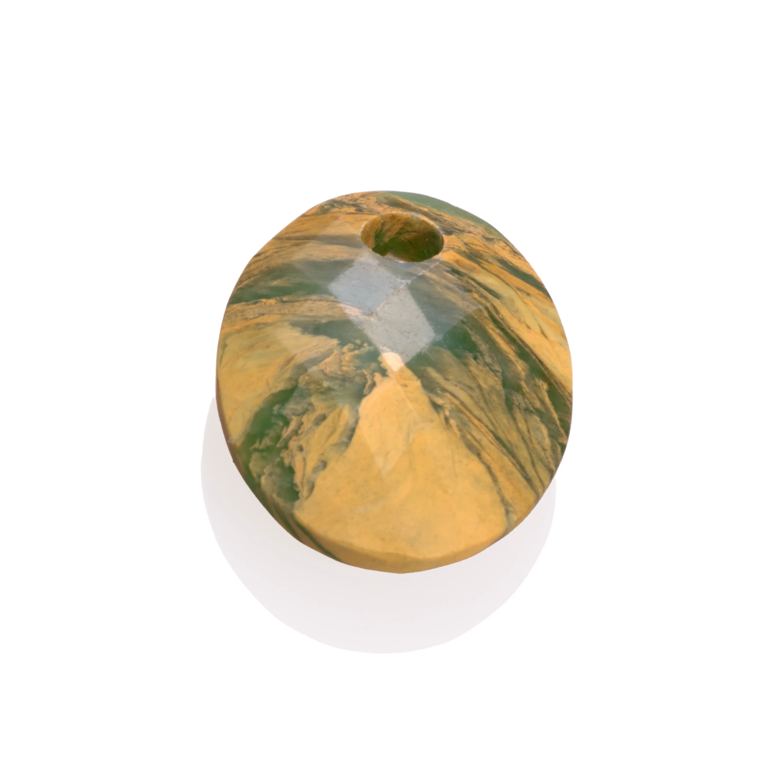 Pendant Gemstone | Hidden Gem | Medium Oval Ya'an Green Jade
