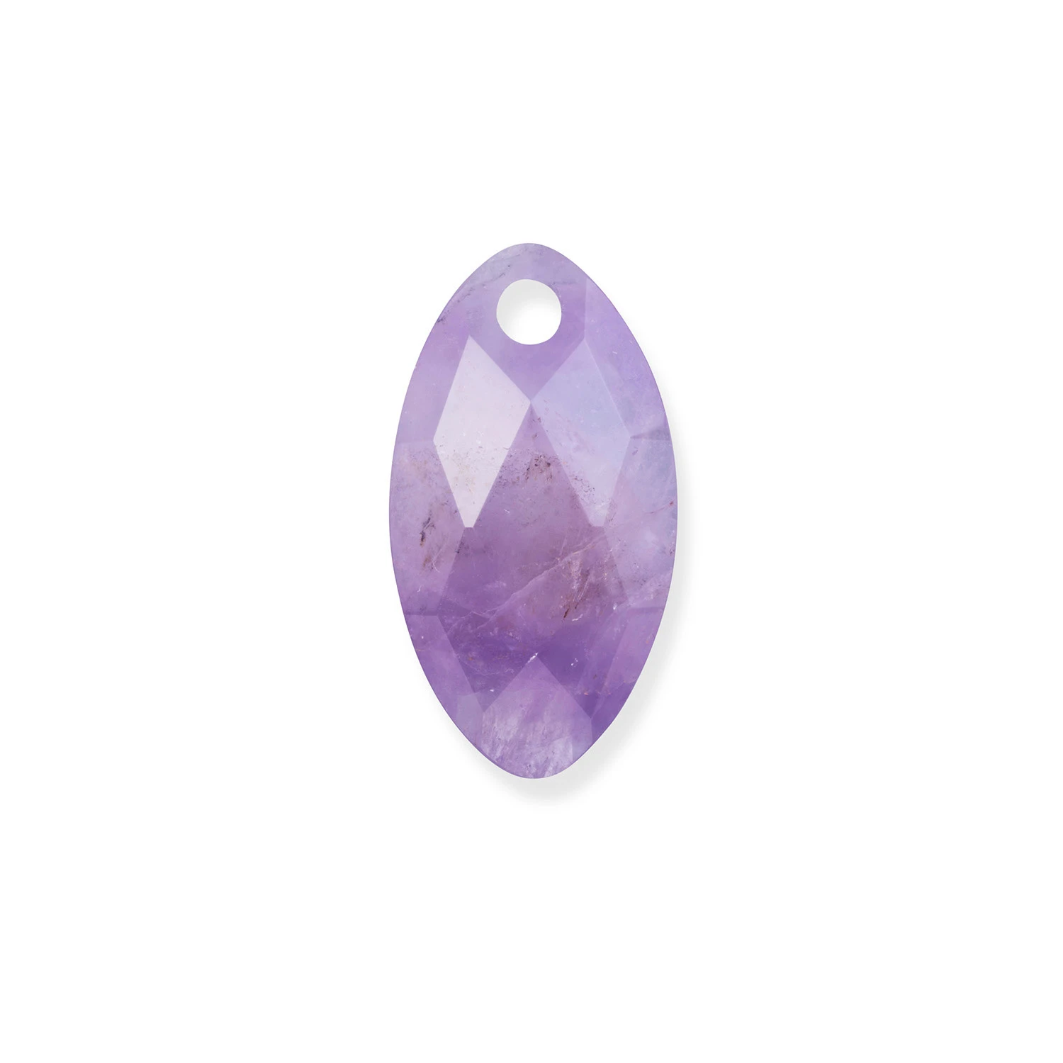 Pendant Gemstone | Leaf - Amethyst