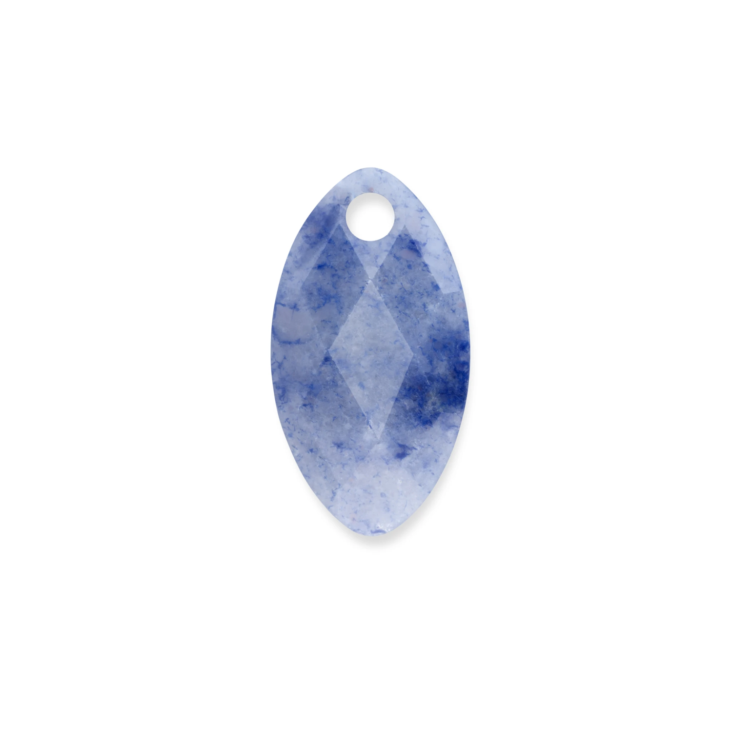 Pendant Gemstone | Leaf Blue Aventurine