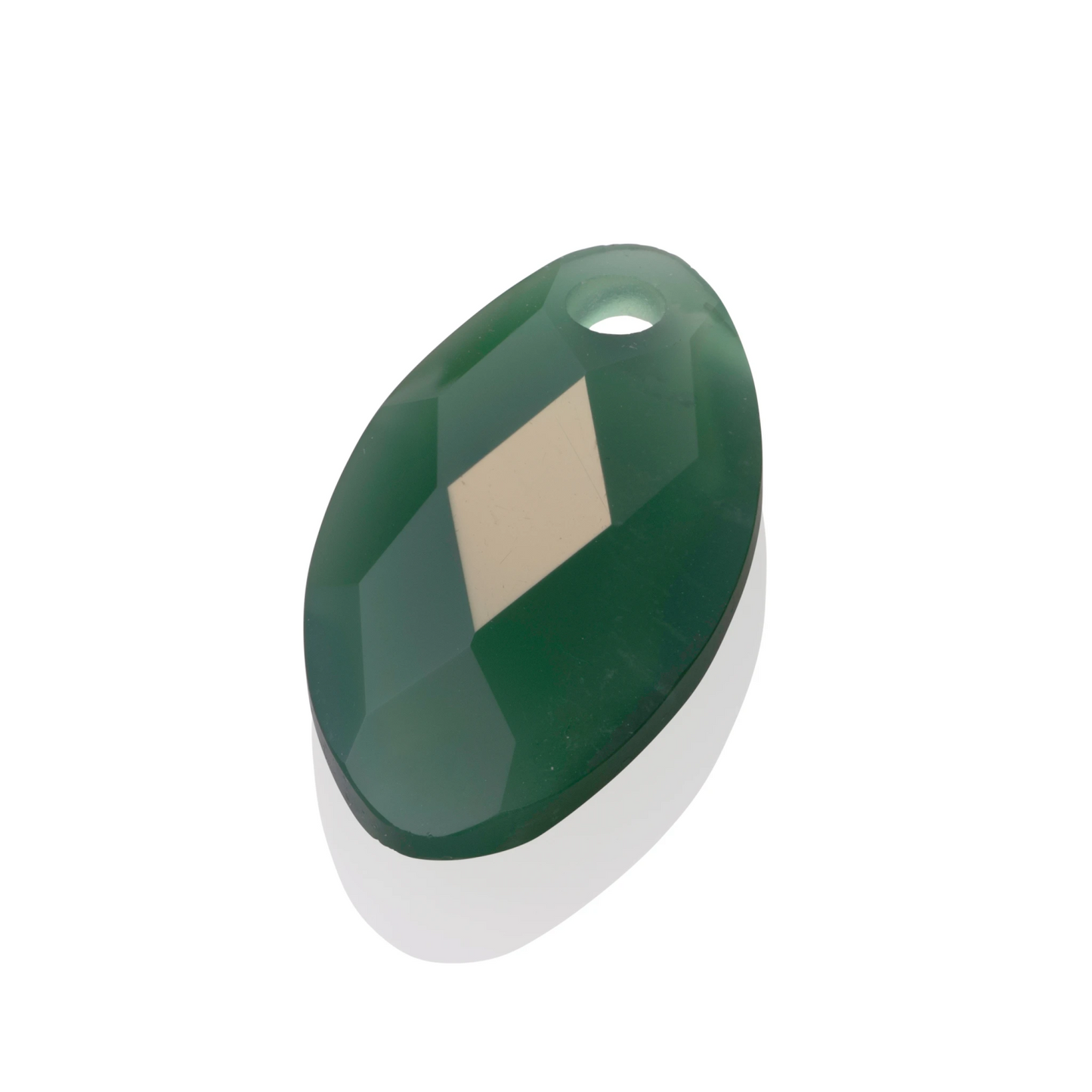 Pendant Gemstone | Leaf - Green Onyx