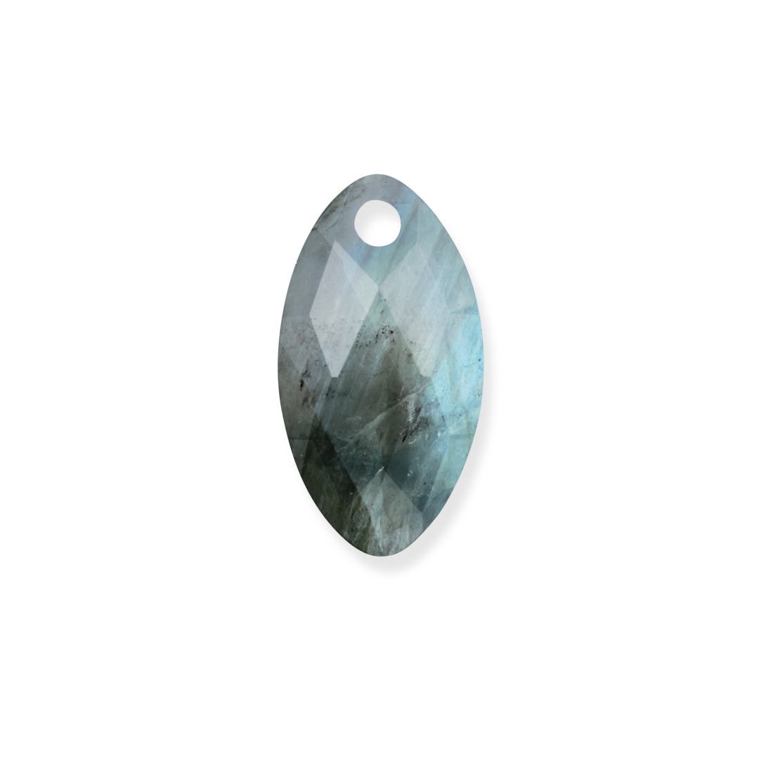 Pendant Gemstone | Leaf - Labradorite