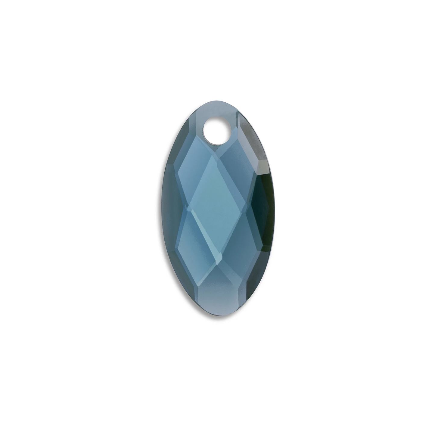 Pendant Gemstone | Leaf - Ocean Topaz Quartz