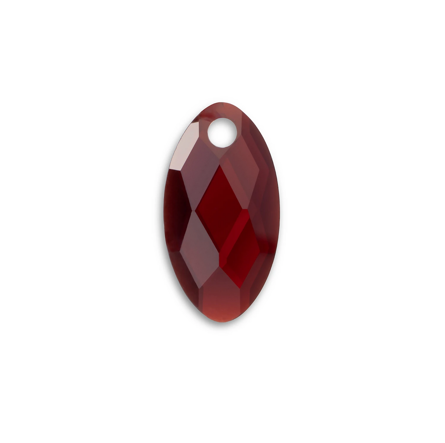 Pendant Gemstone | Leaf - Ruby Quartz