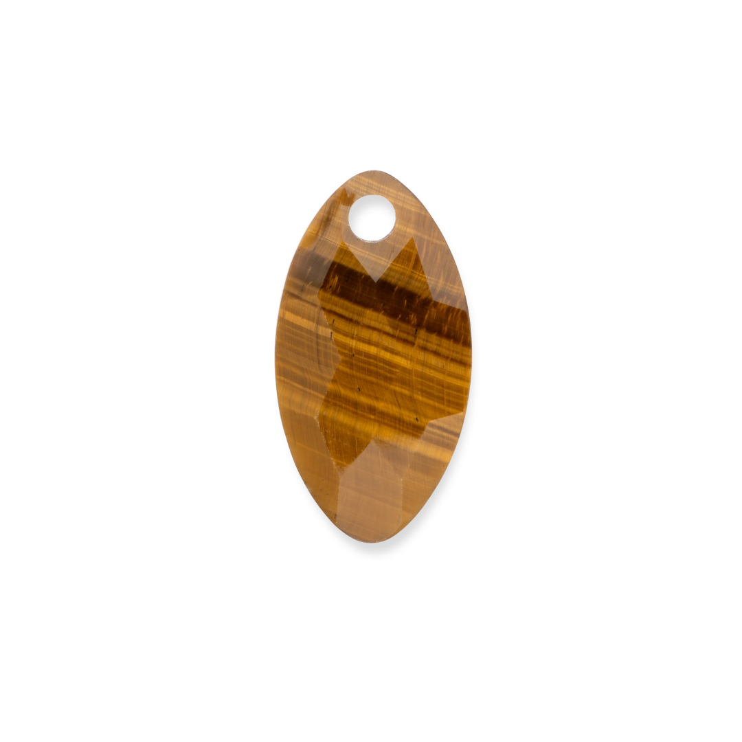 Pendant Gemstone | Leaf Tiger Eye
