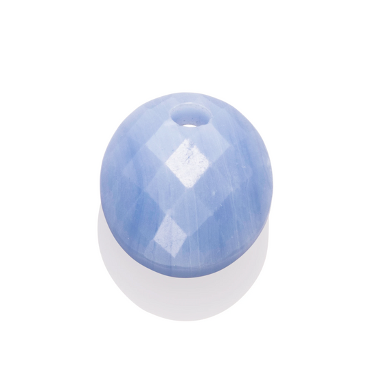 Pendant Gemstone | Medium Oval Blue Lace Agate