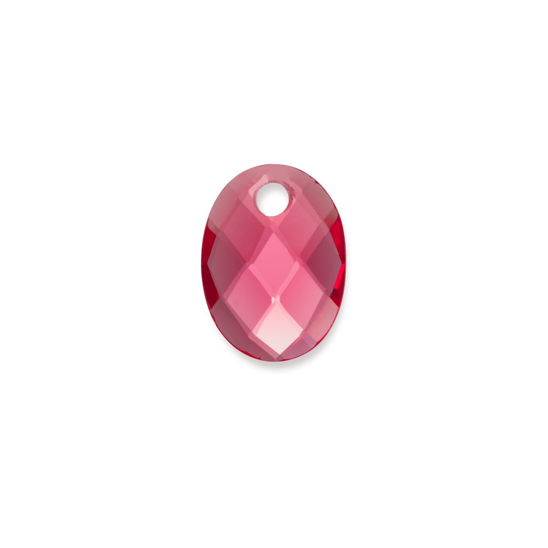 Pendant Gemstone | Medium Oval - Fuchsia Quartz