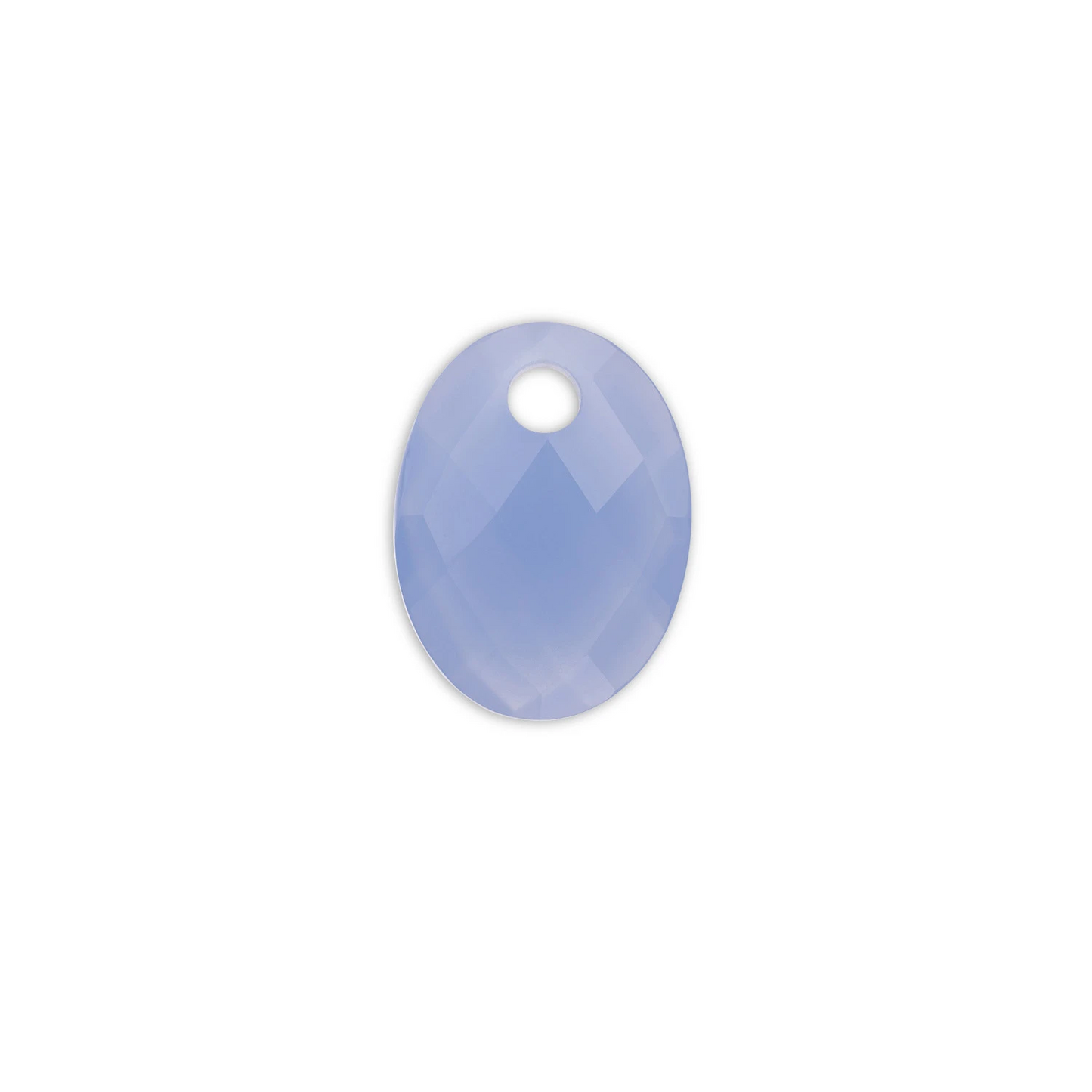Pendant Gemstone | Medium Oval - Milky Blue Jade