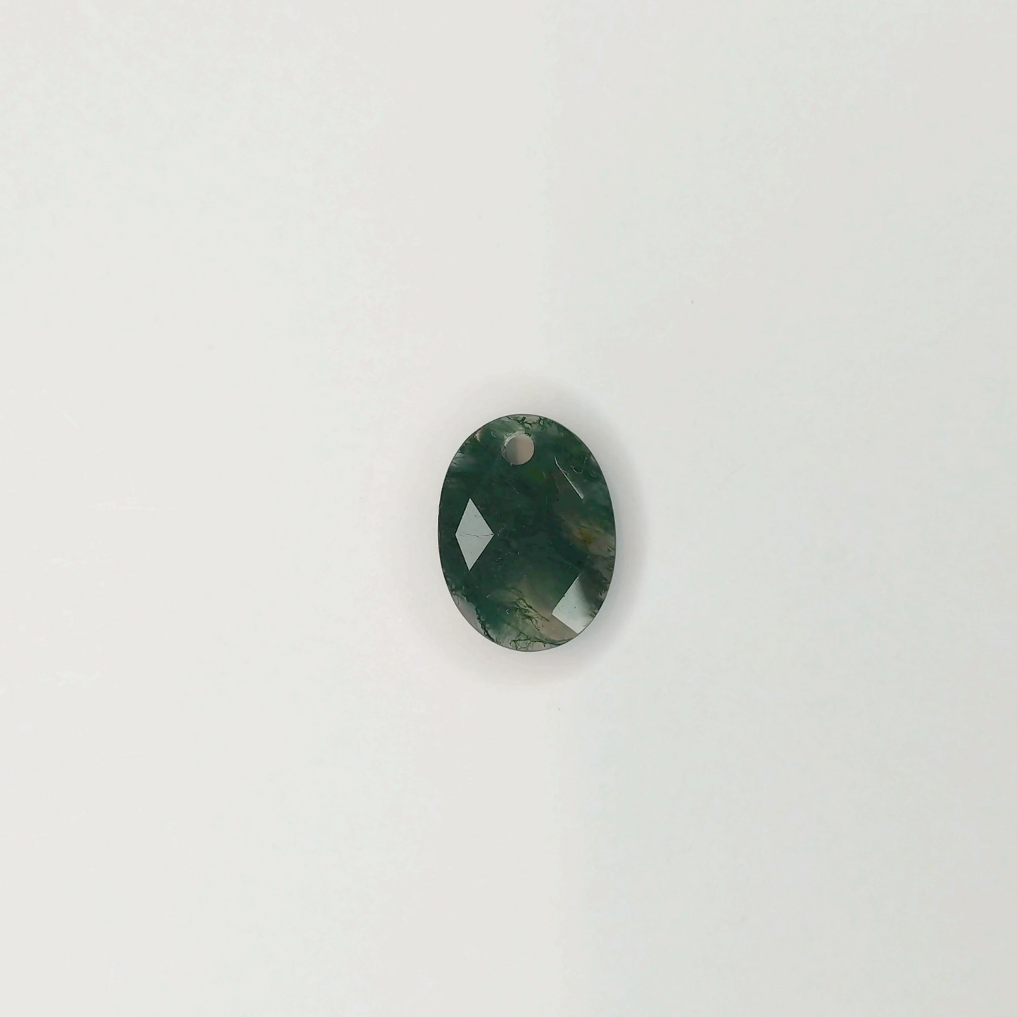 Pendant Gemstone | Medium Oval Moss Agate