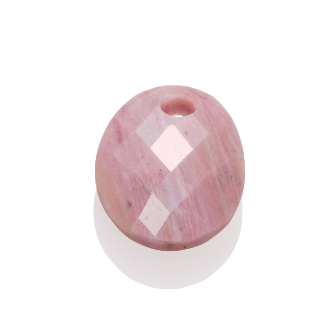 Pendant Gemstone | Medium Oval Pink Rhodonite