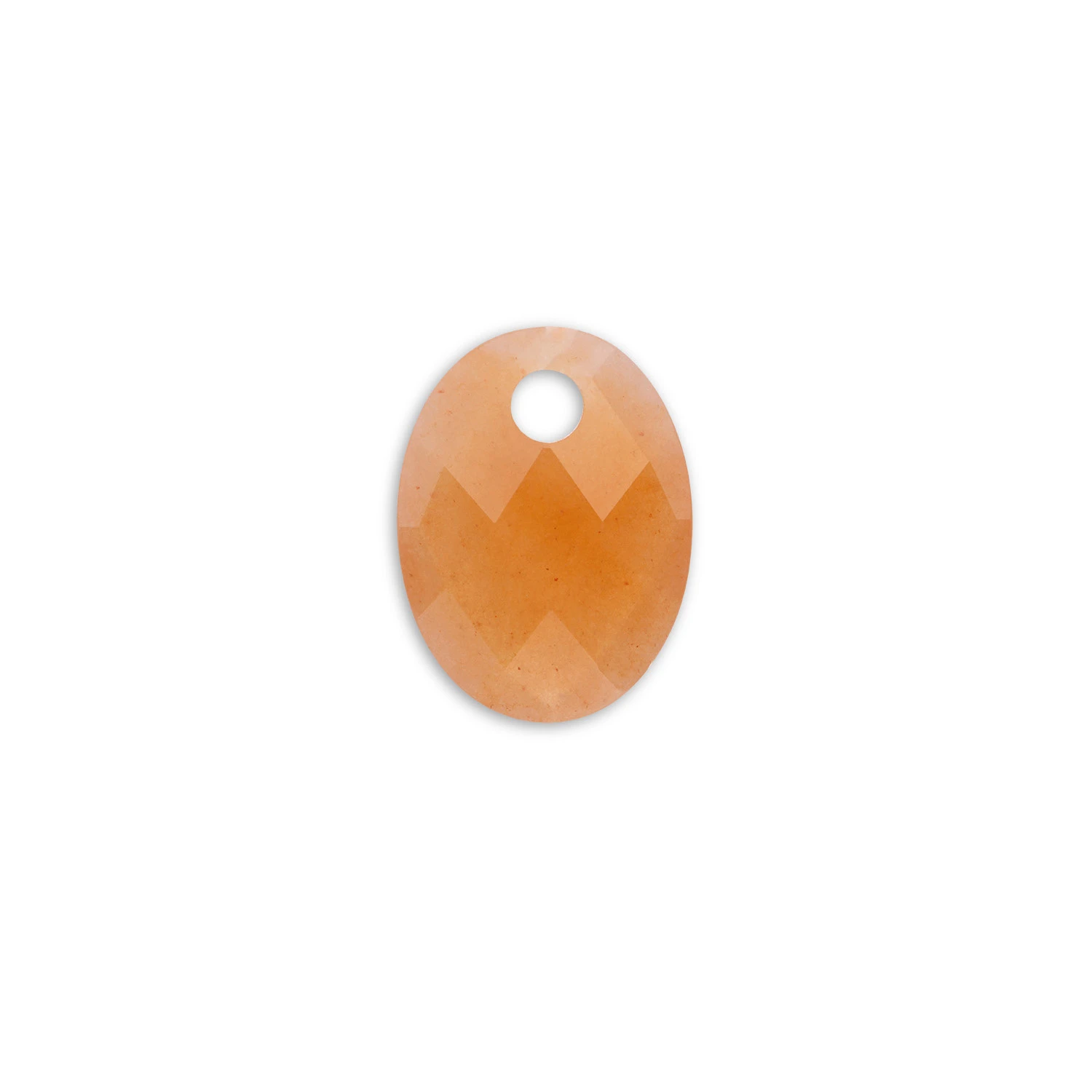 Pendant Gemstone | Medium Oval - Red Aventurine