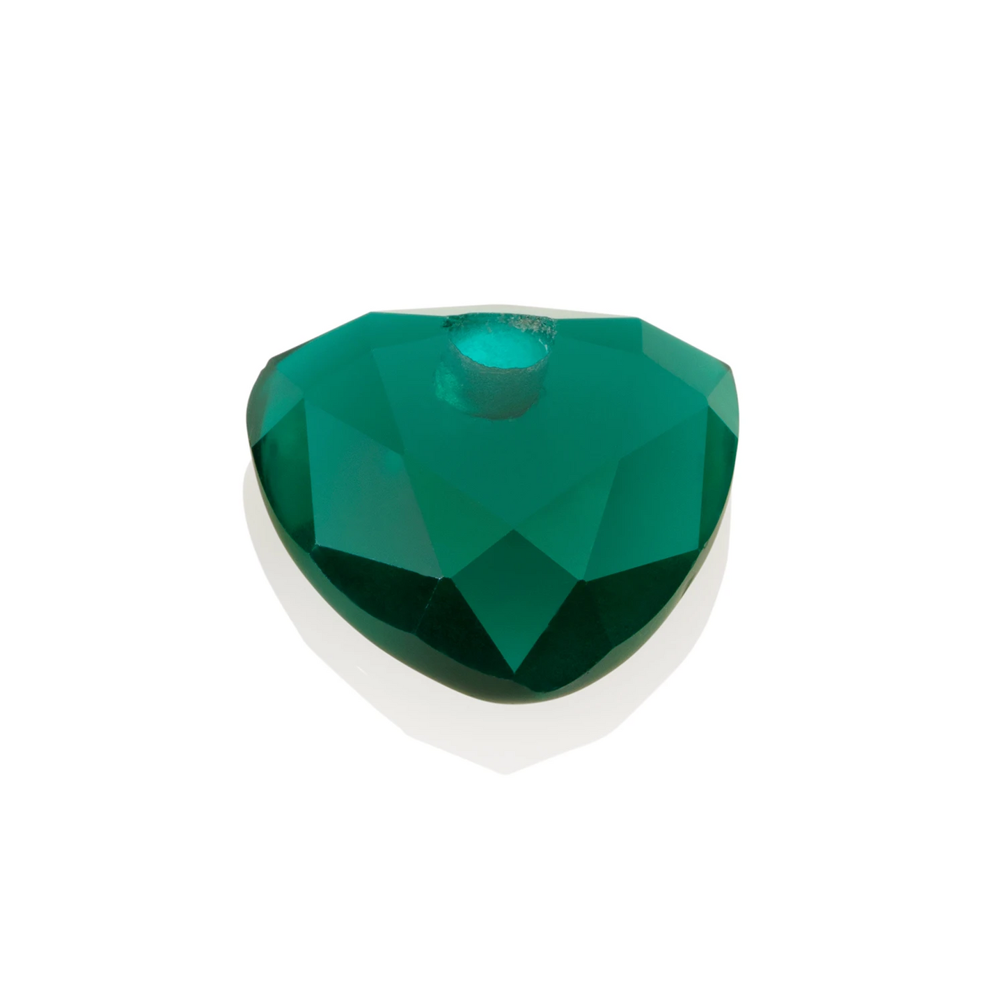 Pendant Gemstone | Petrol Green Quartz Trillion Cut