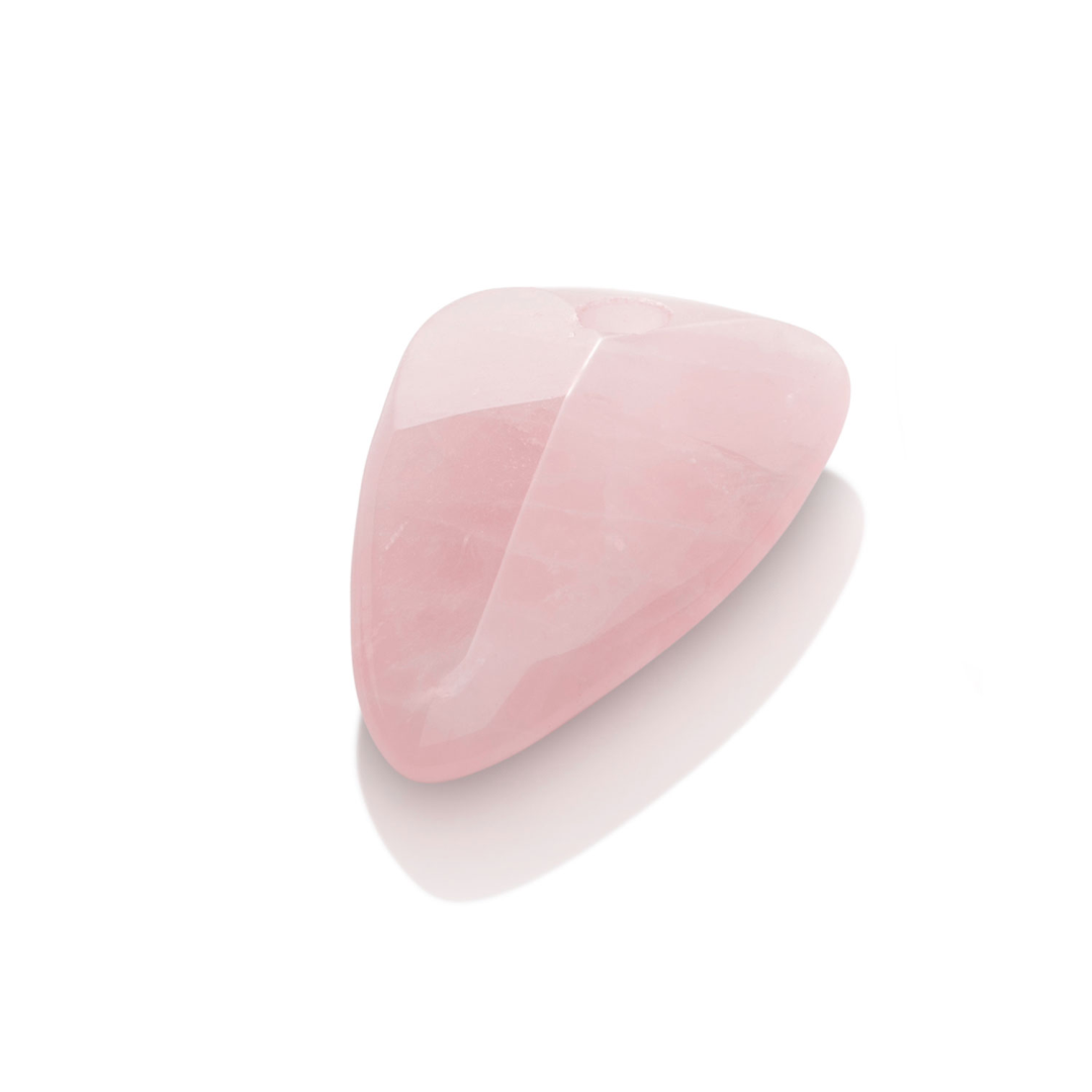 Pendant Gemstone - Rose Quartz Edge Minimals