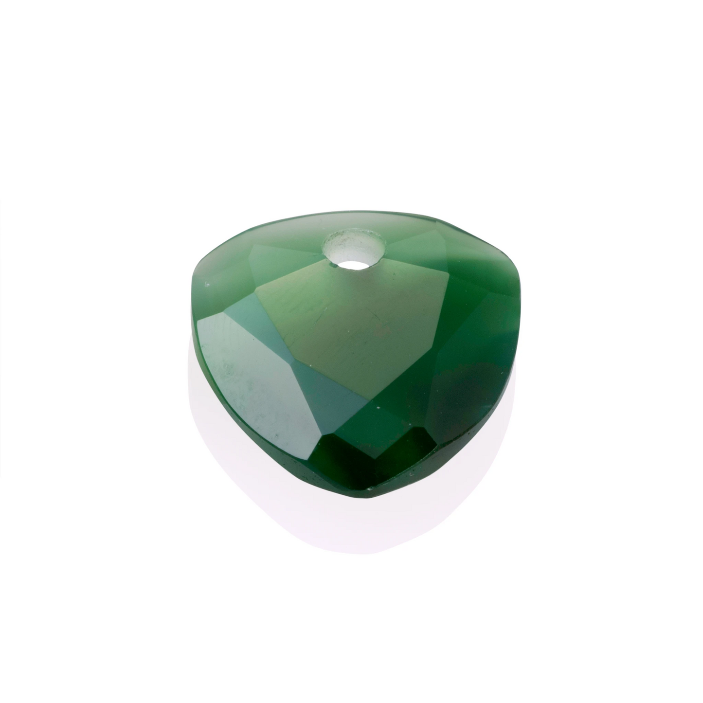 Pendant Gemstone | Trillion Cut - Green Onyx