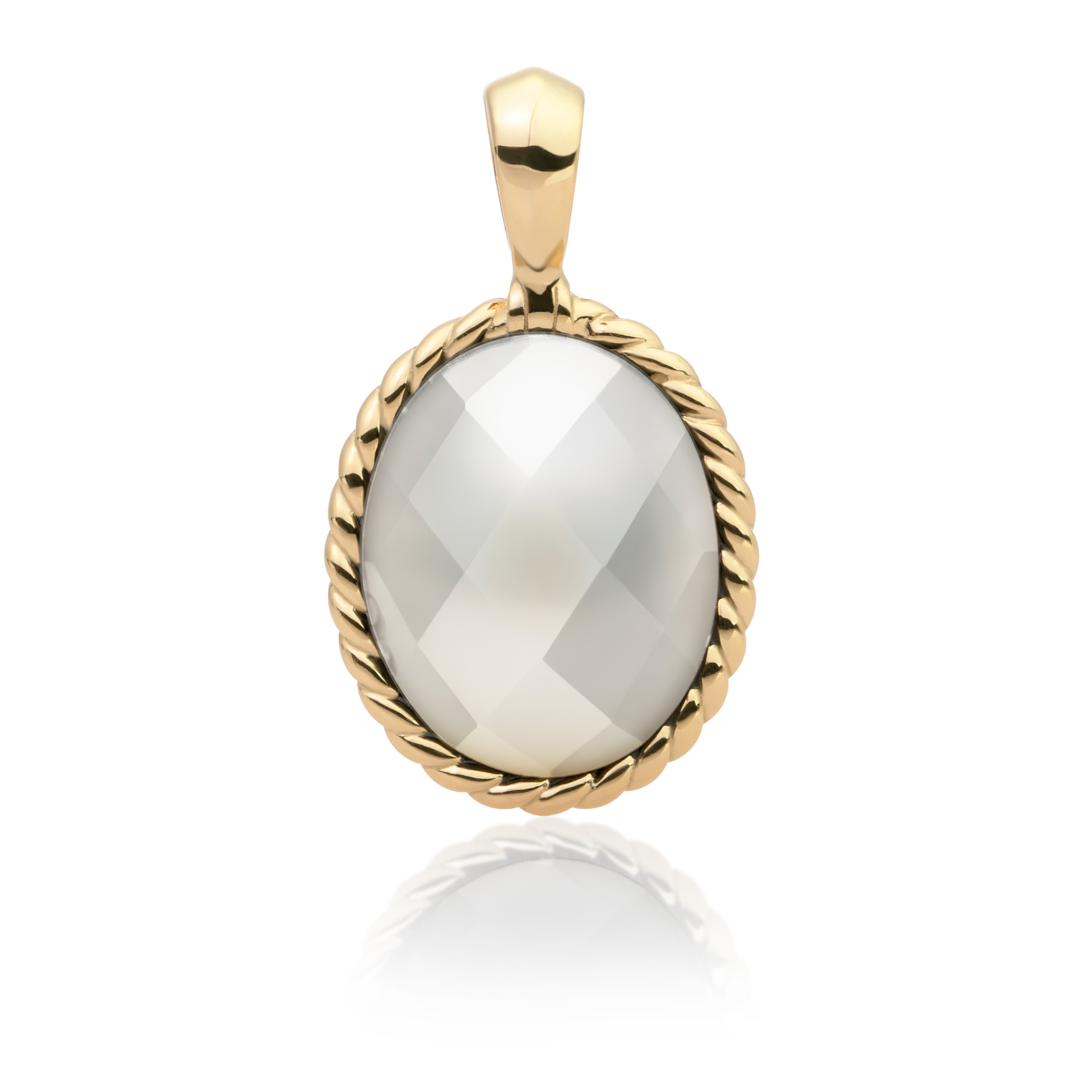 Pendant | Gold - Pearl Twist