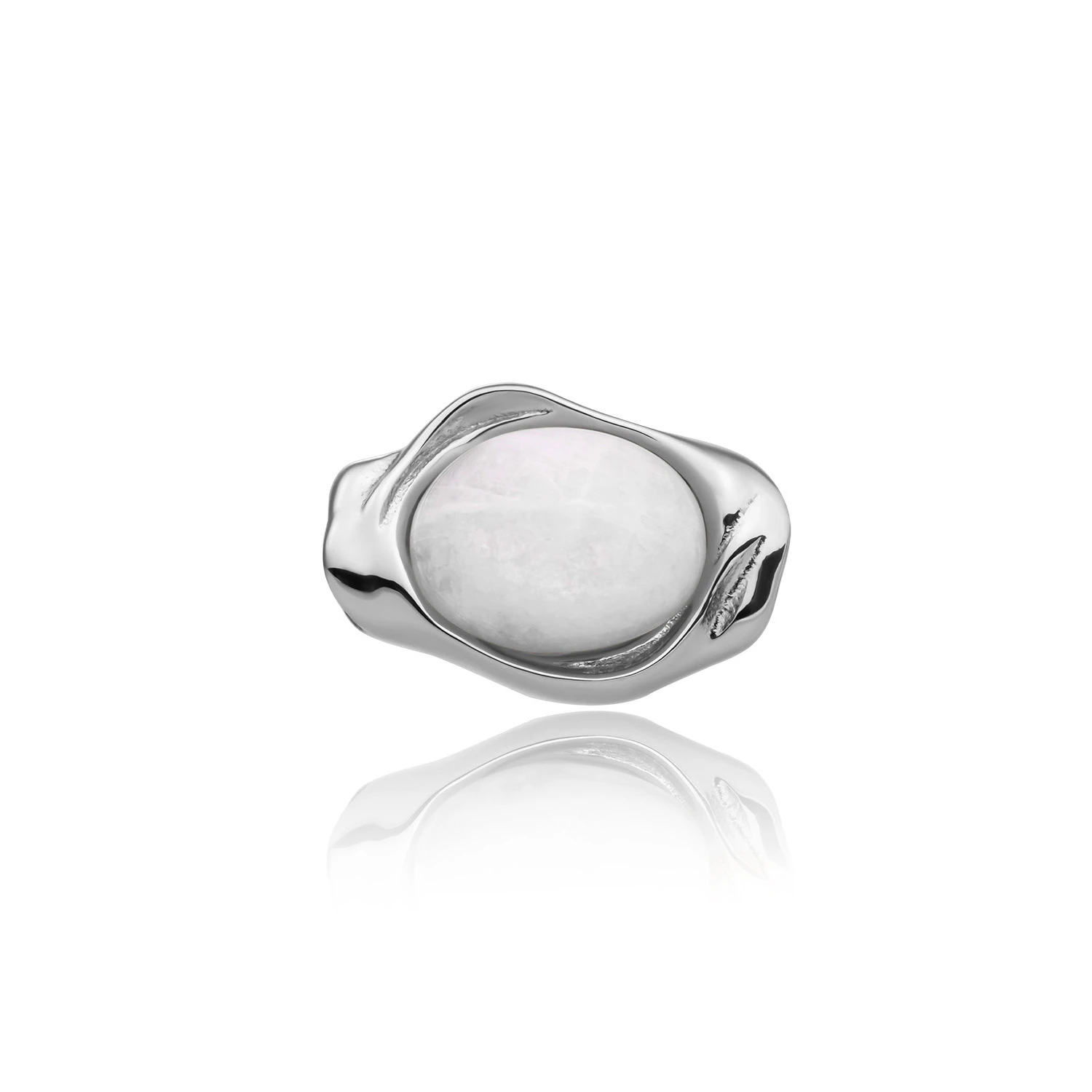 Pendant | Moonstone Flow Amulet - Silver