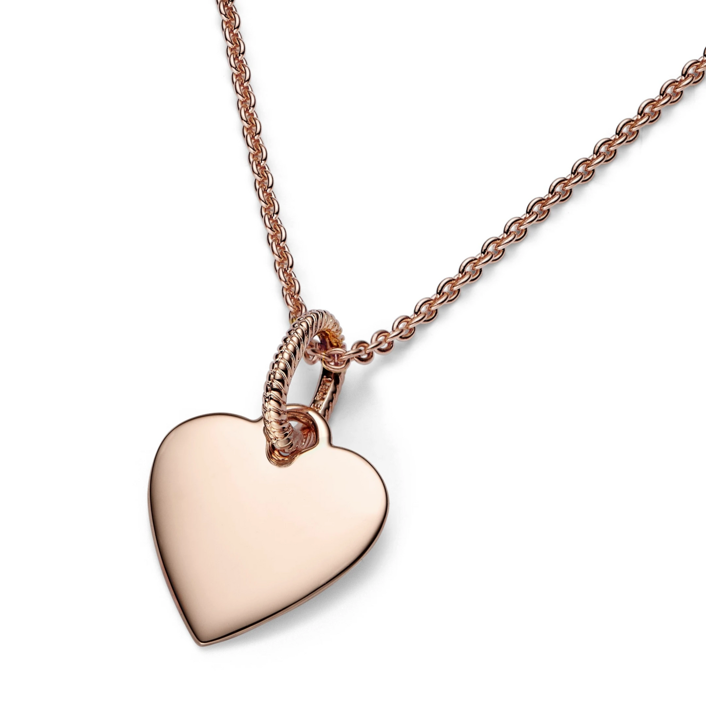 Pendentif Étiquette Cœur Gravable