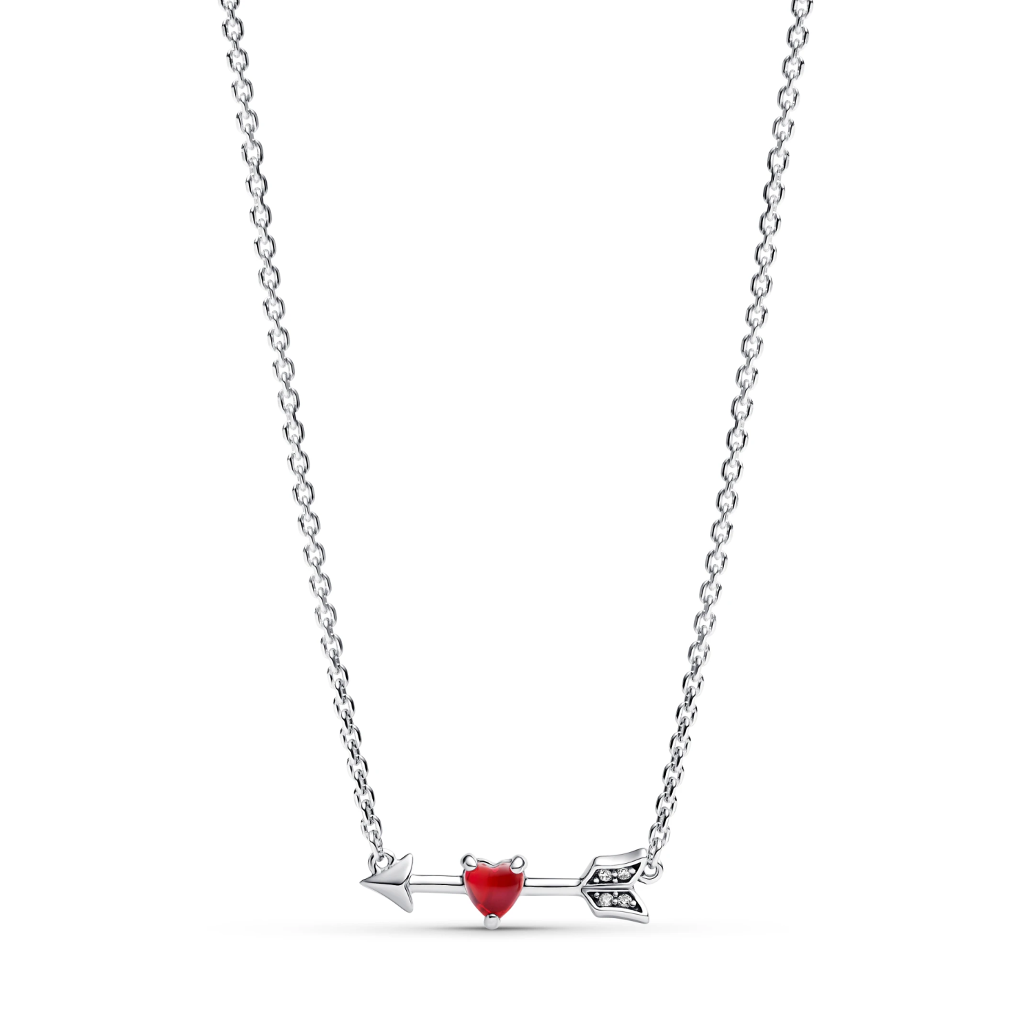 Pijl & Muranoglas Hart Halsketting