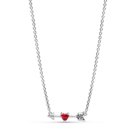 Pijl & Muranoglas Hart Halsketting