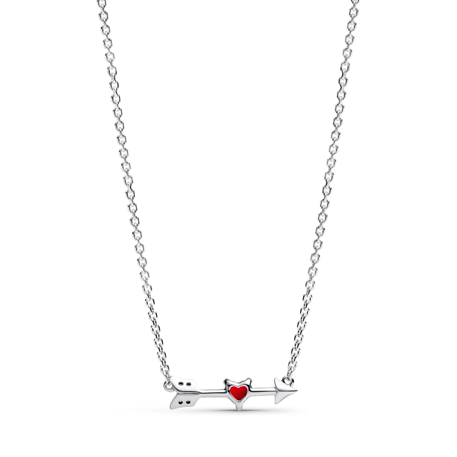 Pijl & Muranoglas Hart Halsketting