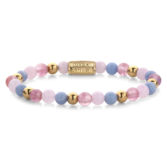 Pink Summer Vibes gold-coloured - 6mm XS