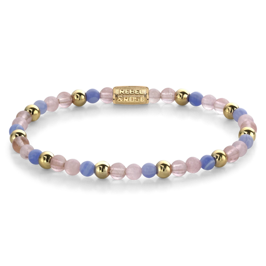Pink Summer Vibes gold-coloured - 4mm M