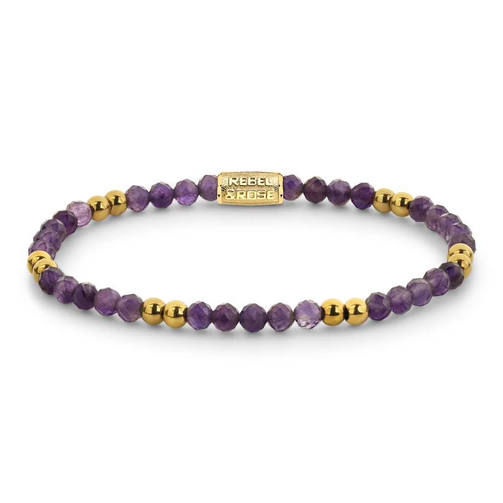 Purple & gold-coloured Glam Rocks - 4mm S
