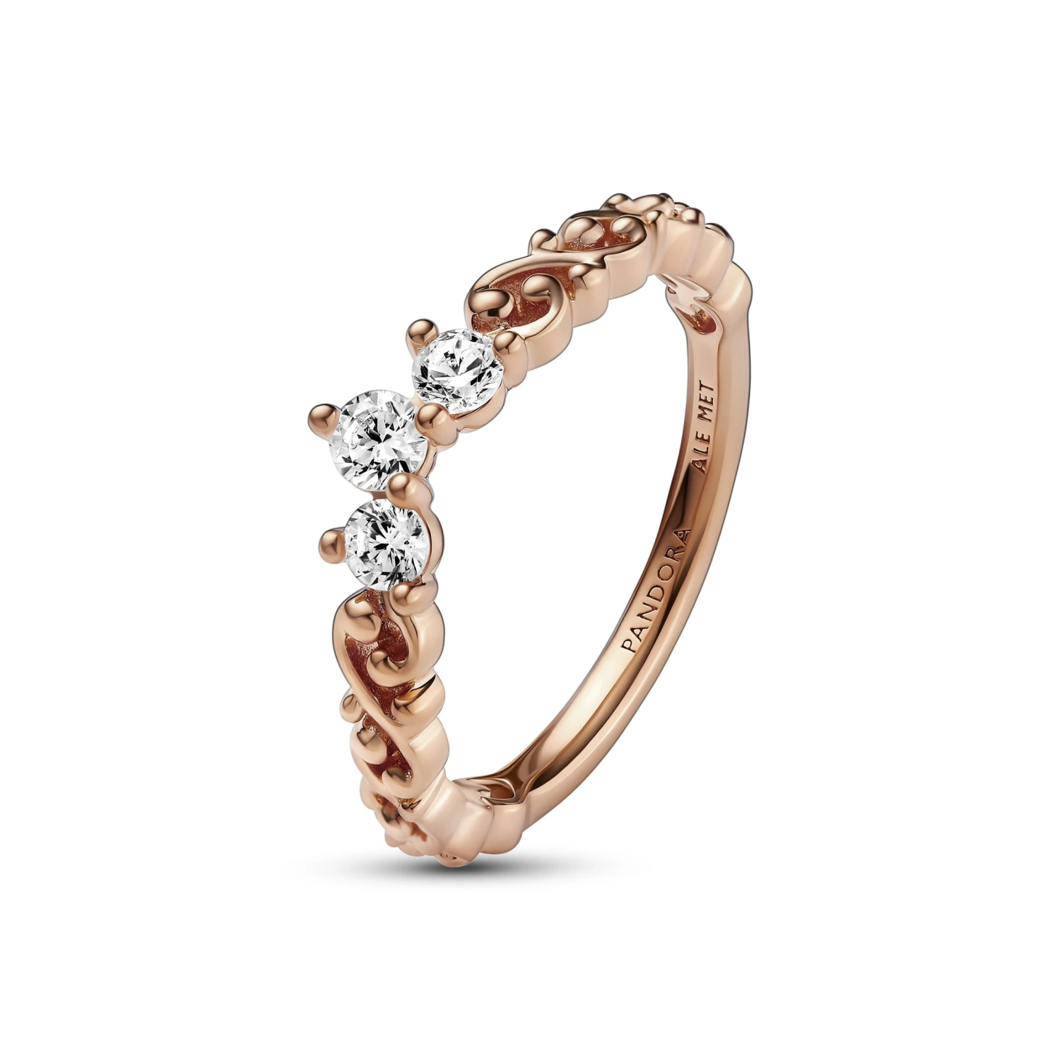 Regal Swirl Tiara Ring