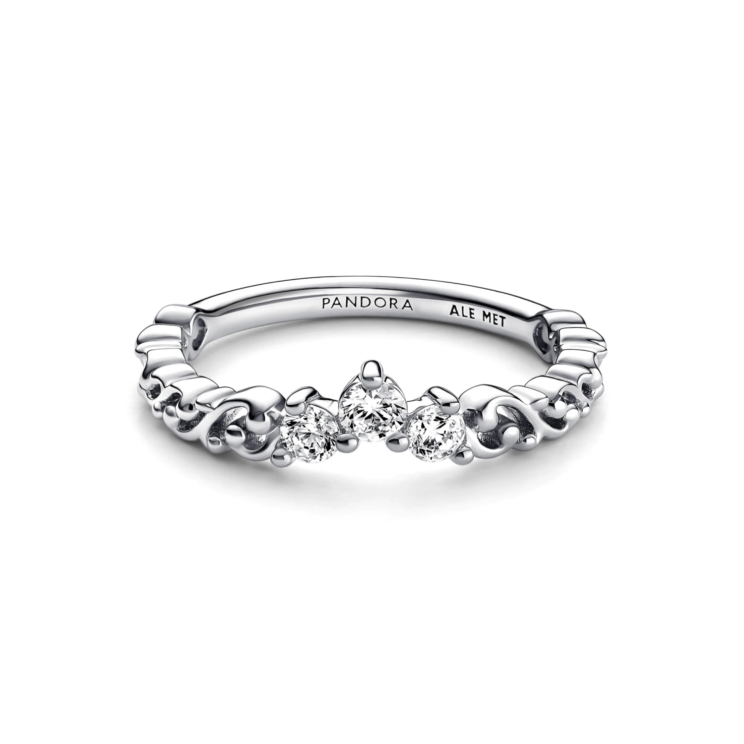 Regal Swirl Tiara Ring