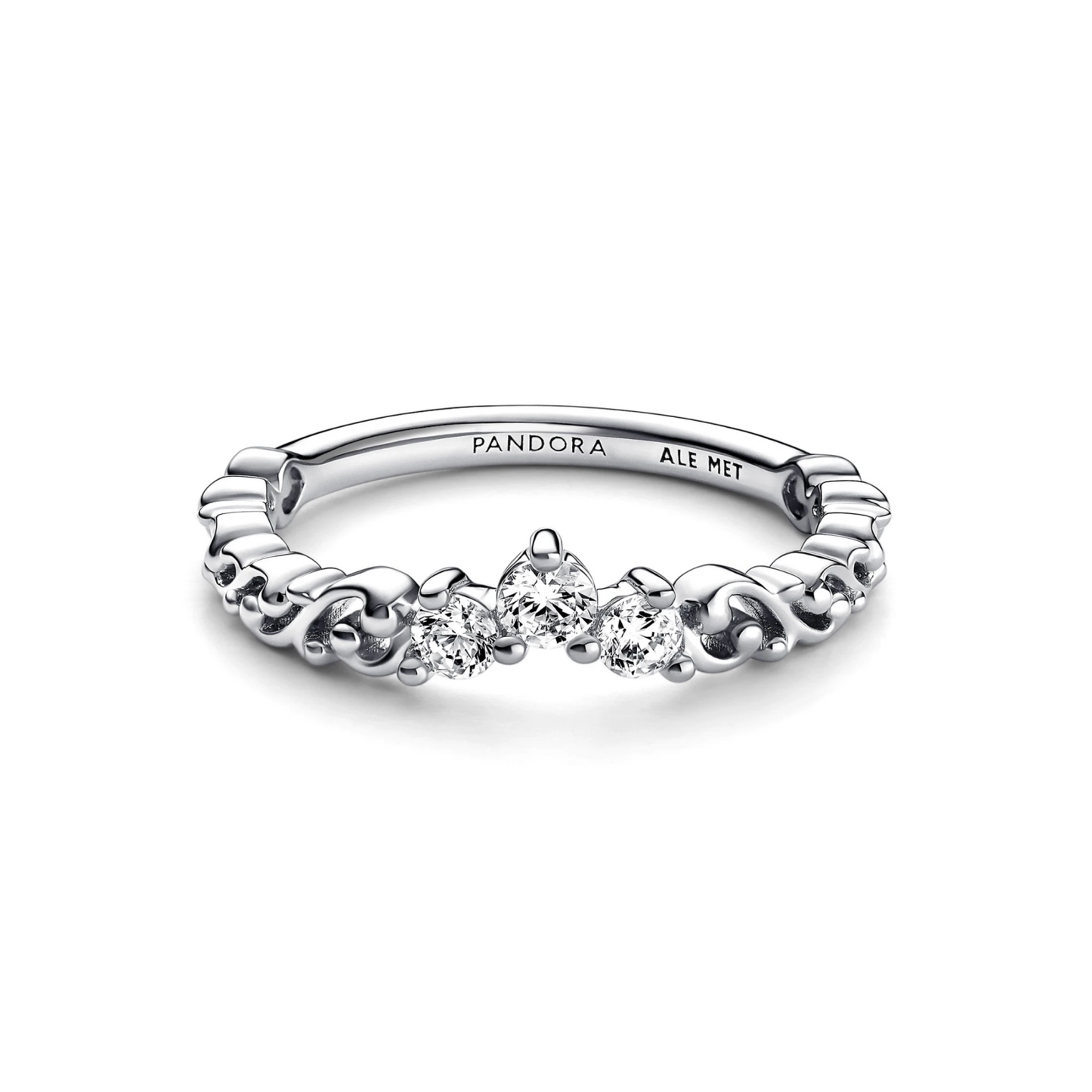 Regal Swirl Tiara Ring
