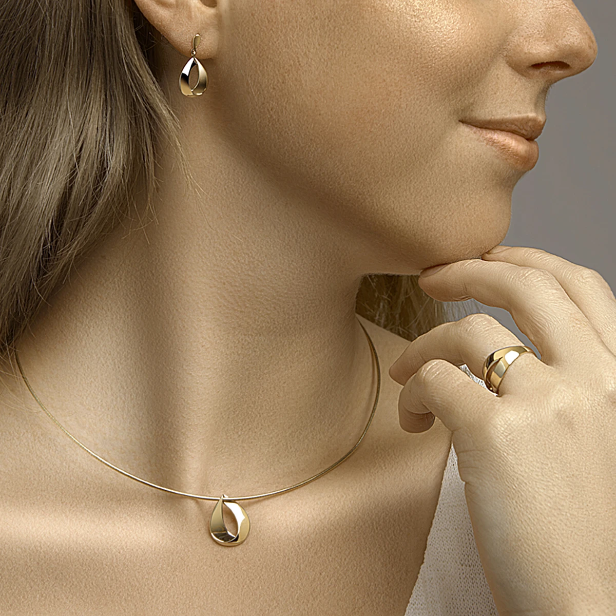 ring 14K geelgoud