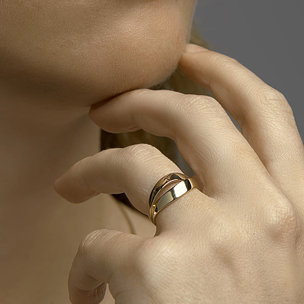 ring 14K geelgoud
