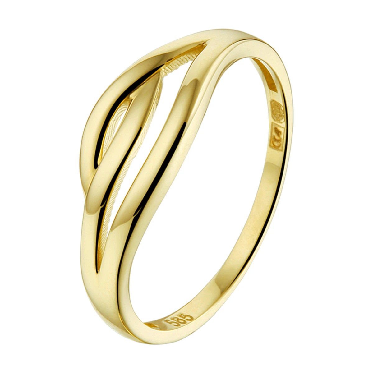 ring 14K geelgoud