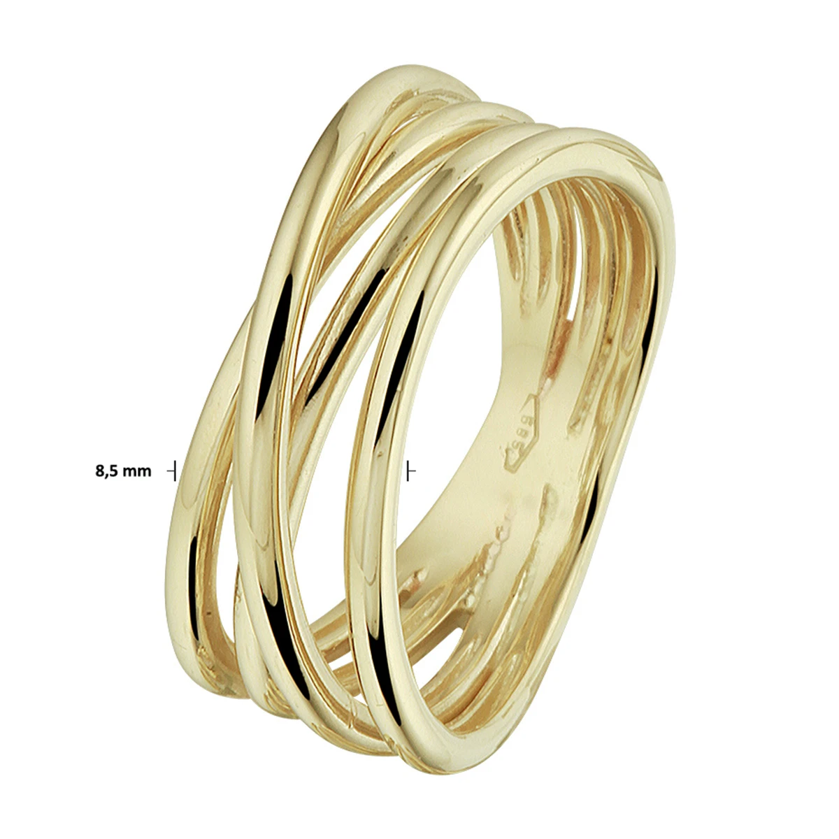 ring 14K geelgoud