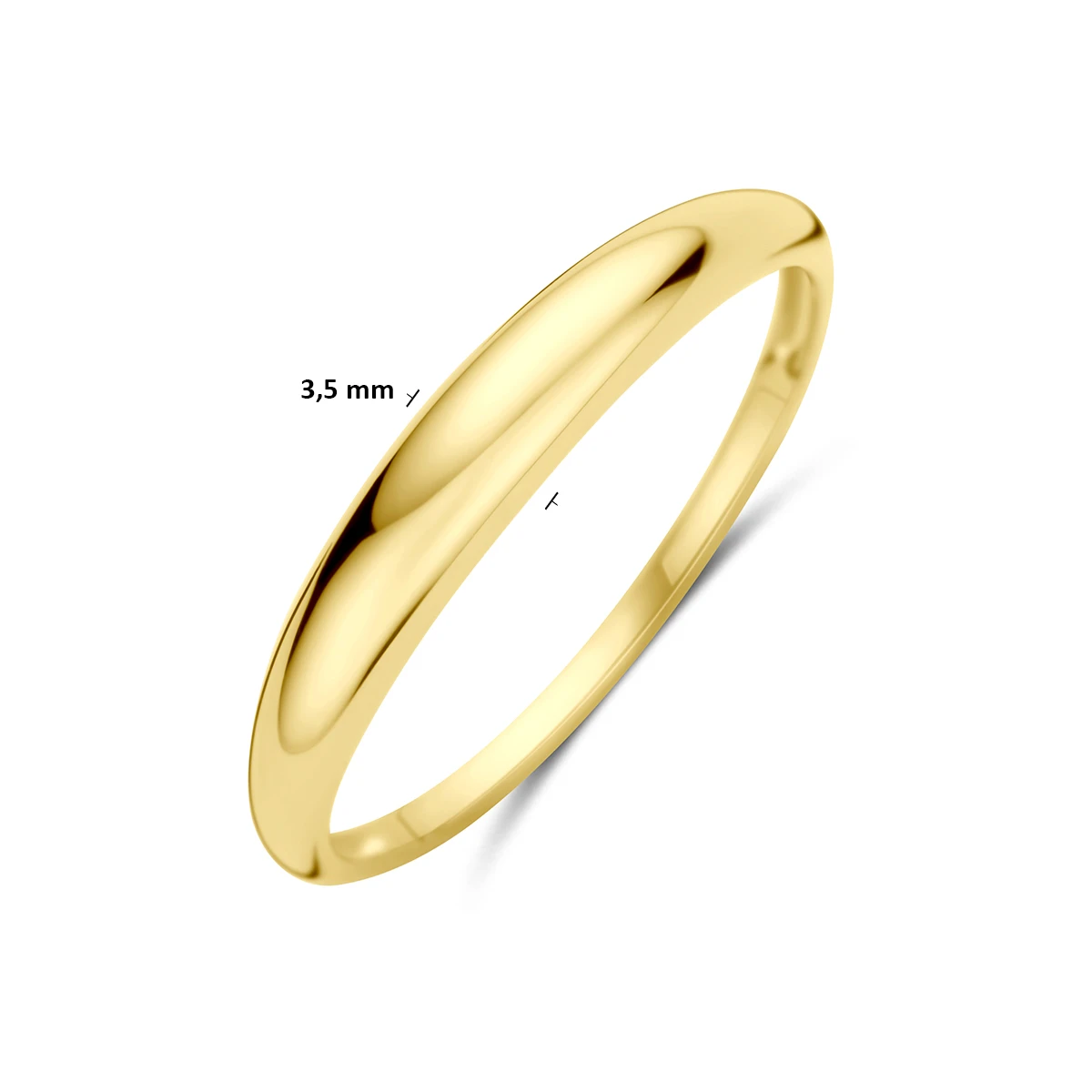 ring 14K geelgoud