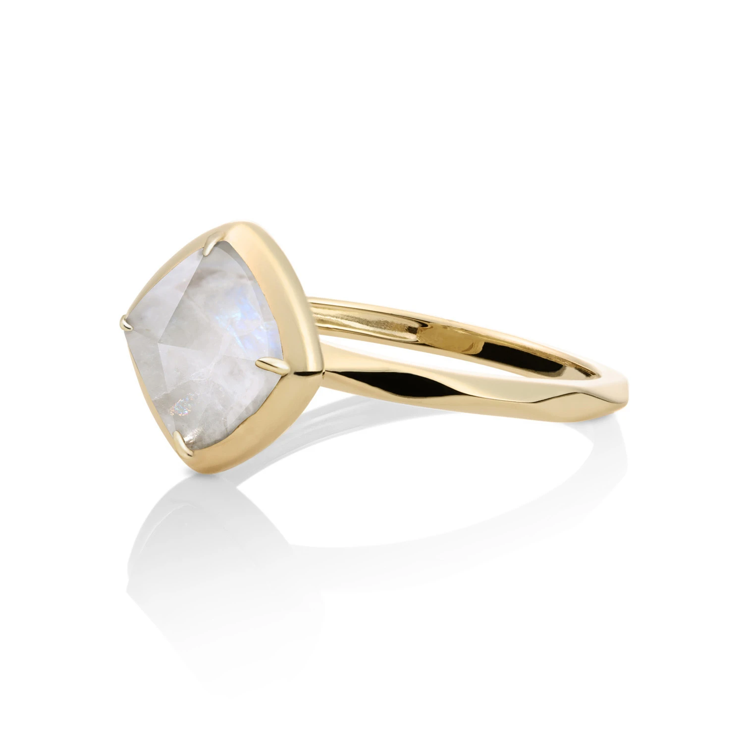 Ring | 9k Gold - Moonstone Edge - 56