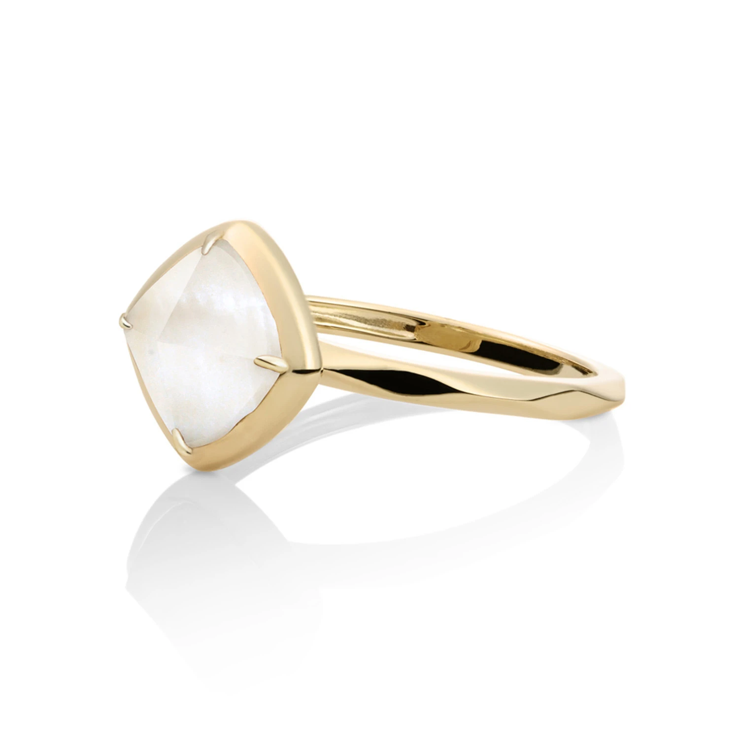Ring | 9k Gold - Mother of Pearl Edge - 56