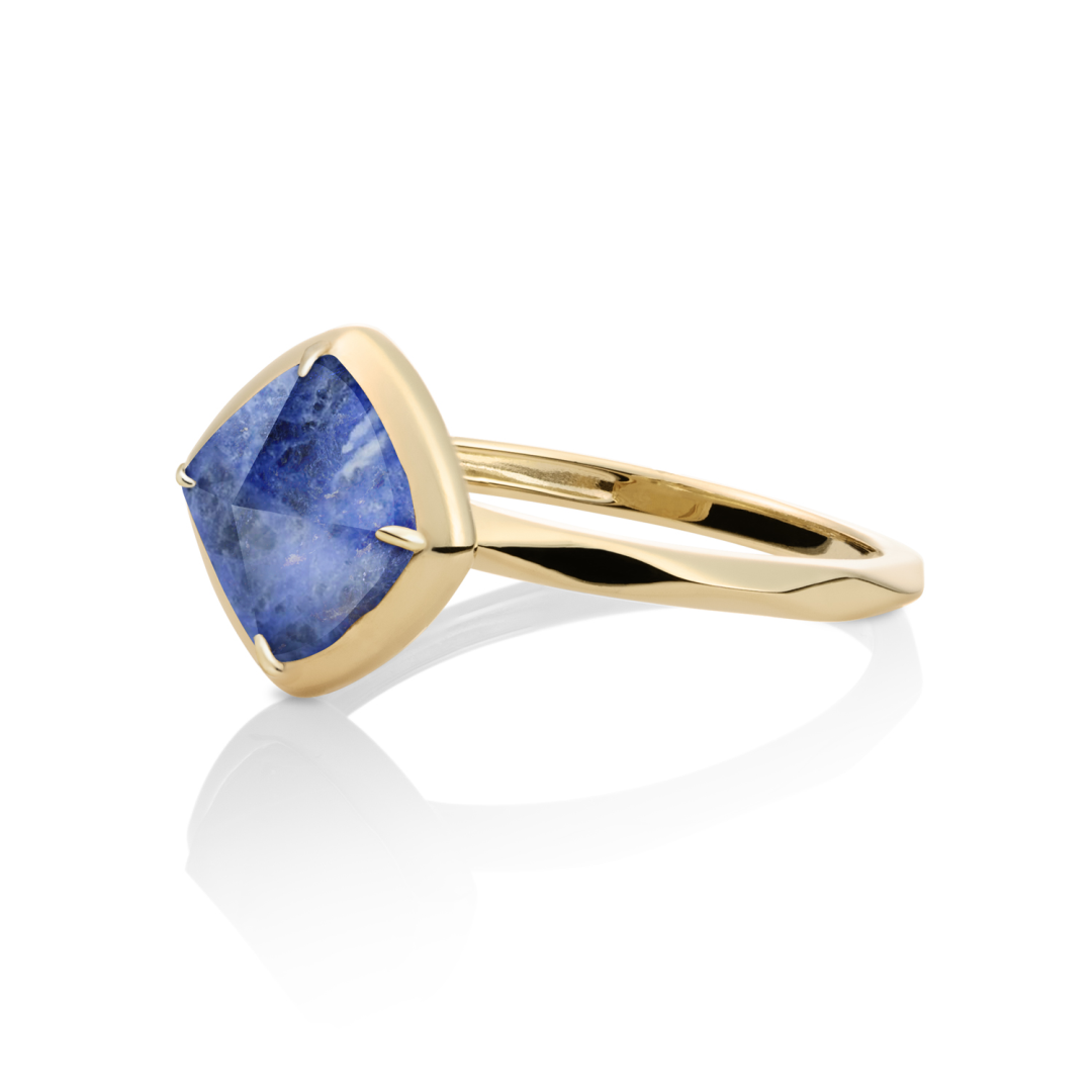 Ring | 9k Gold - Sodalite Edge - 60