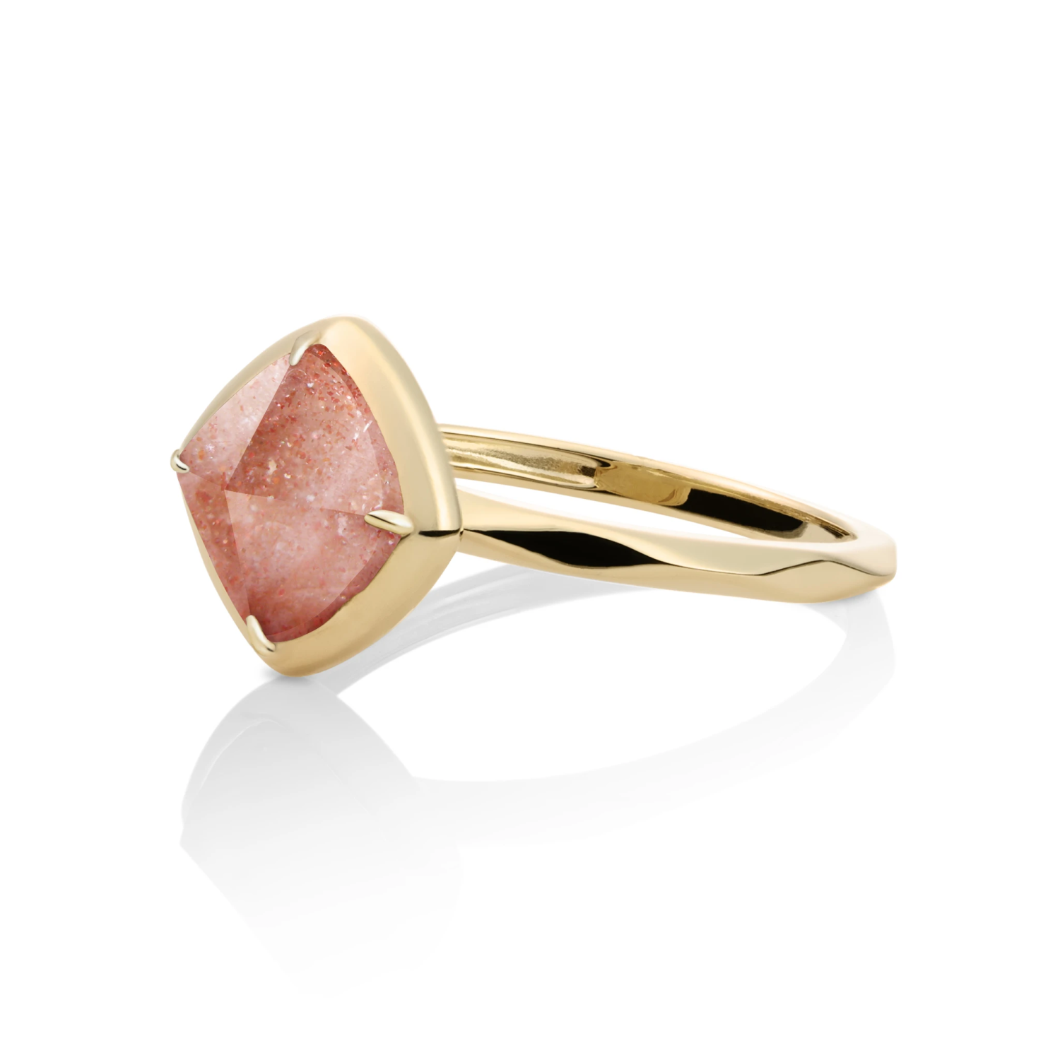 Ring | 9k Gold - Sunstone Edge - 52