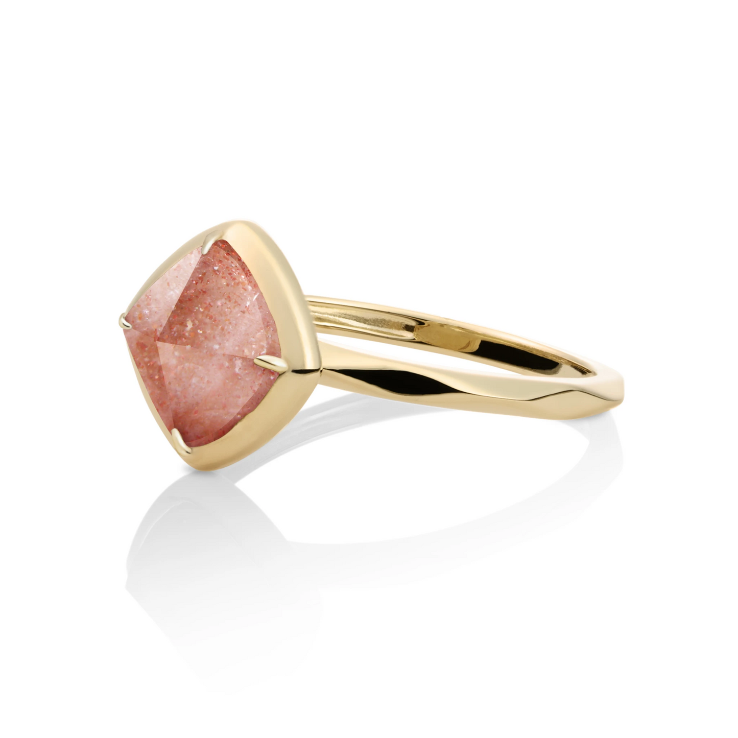 Ring | 9k Gold - Sunstone Edge - 54