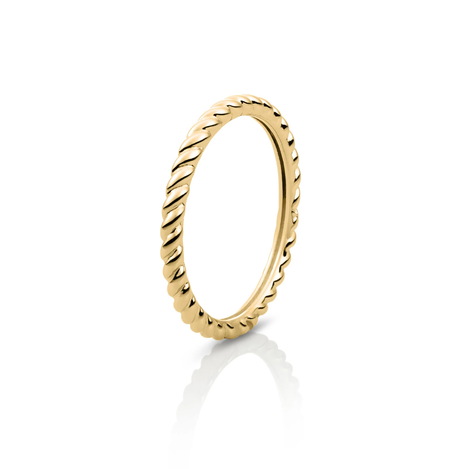 Ring | 9k Gold - Twist Additional - 58