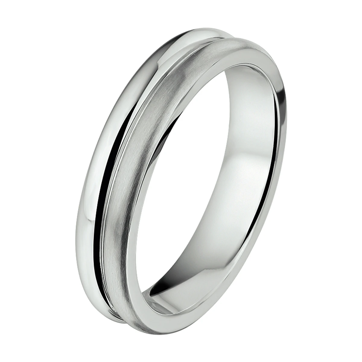 ring a501 - 5 mm - zonder cz edelstaal