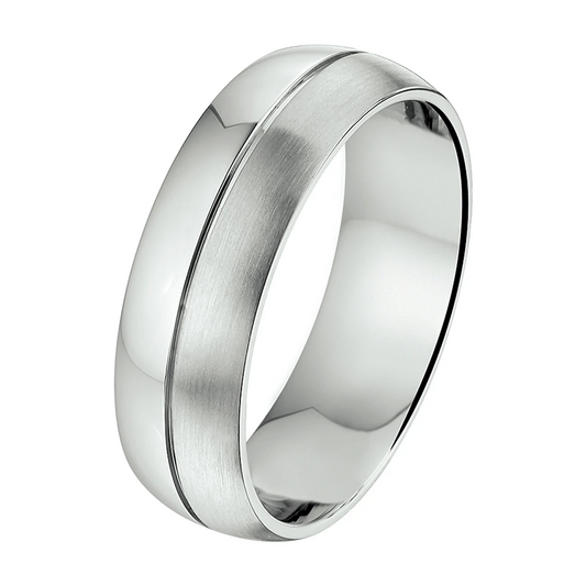 ring a504 - 7 mm - zonder cz edelstaal