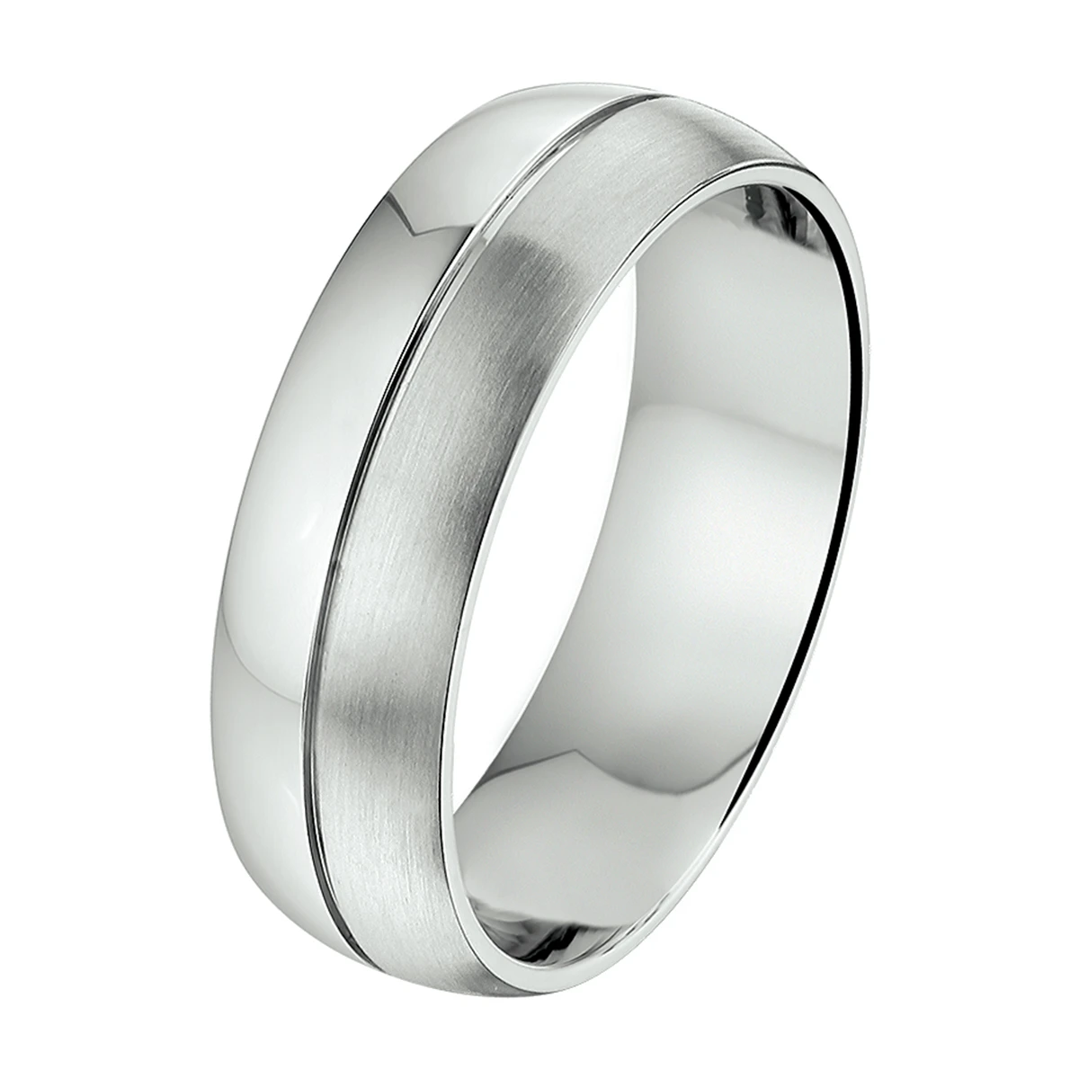 ring a504 - 7 mm - zonder cz edelstaal