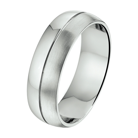 ring a504 - 7 mm - zonder cz edelstaal