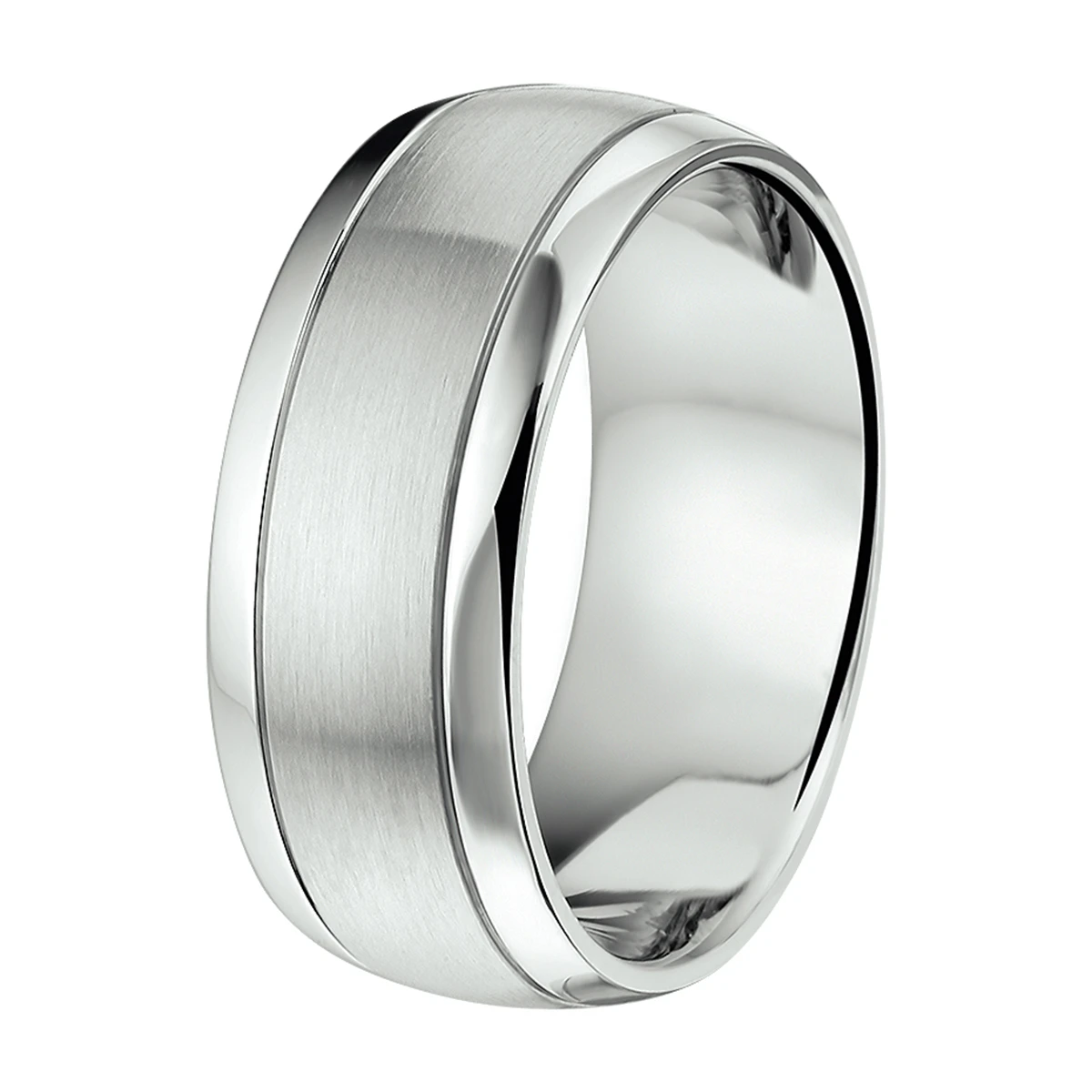 ring a510 - 9 mm - zonder cz edelstaal