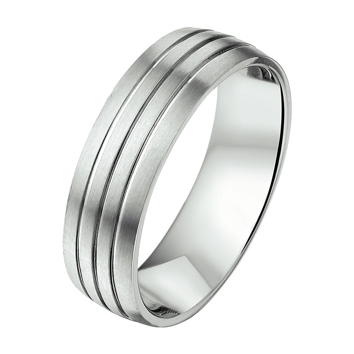 ring a512 - 6 mm - zonder cz edelstaal