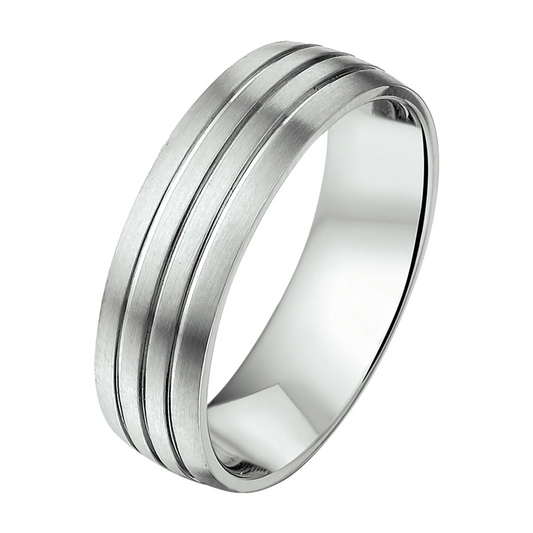 ring a512 - 6 mm - zonder cz edelstaal
